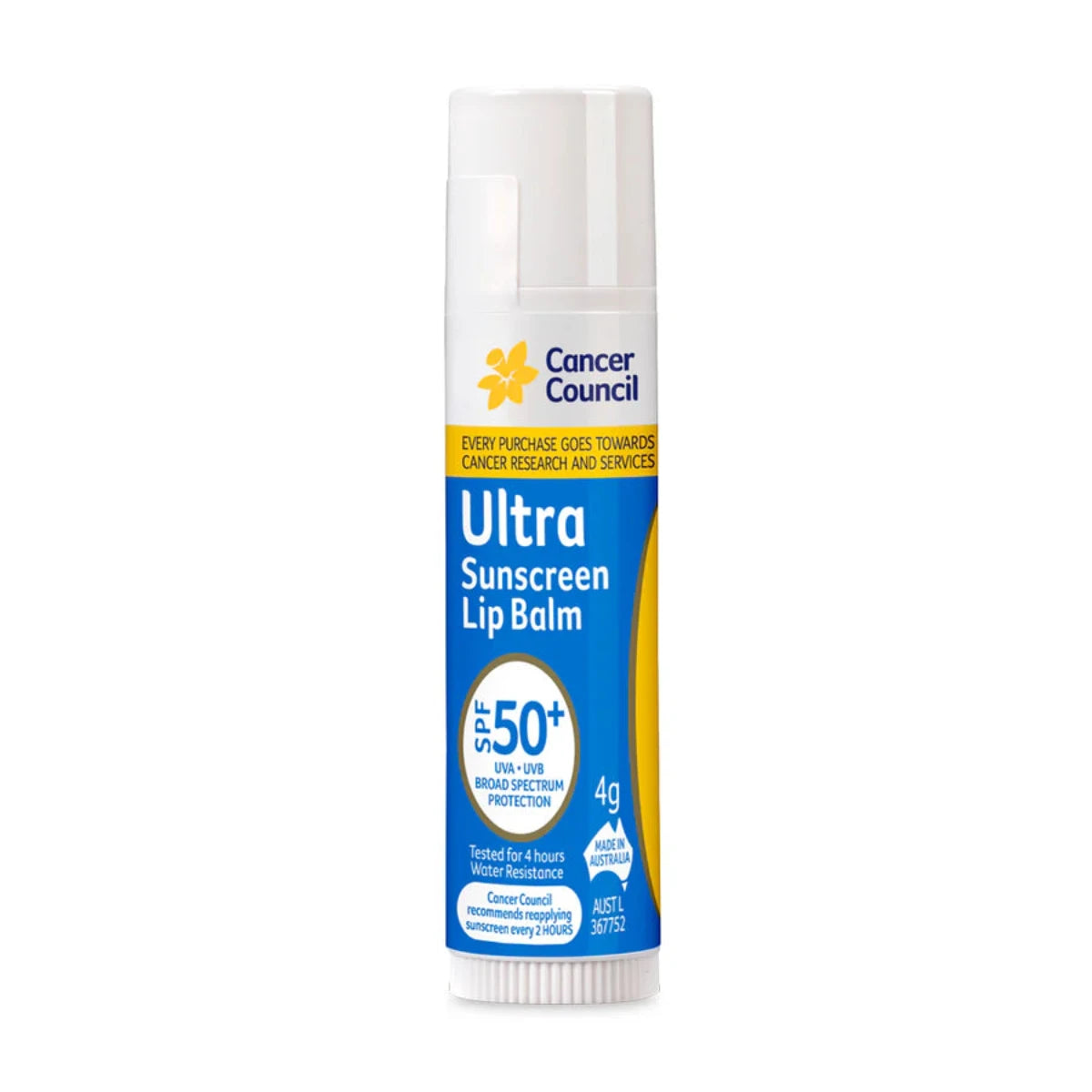 CCA Ultra Lip Balm Sunscreen SPF50+ 4g