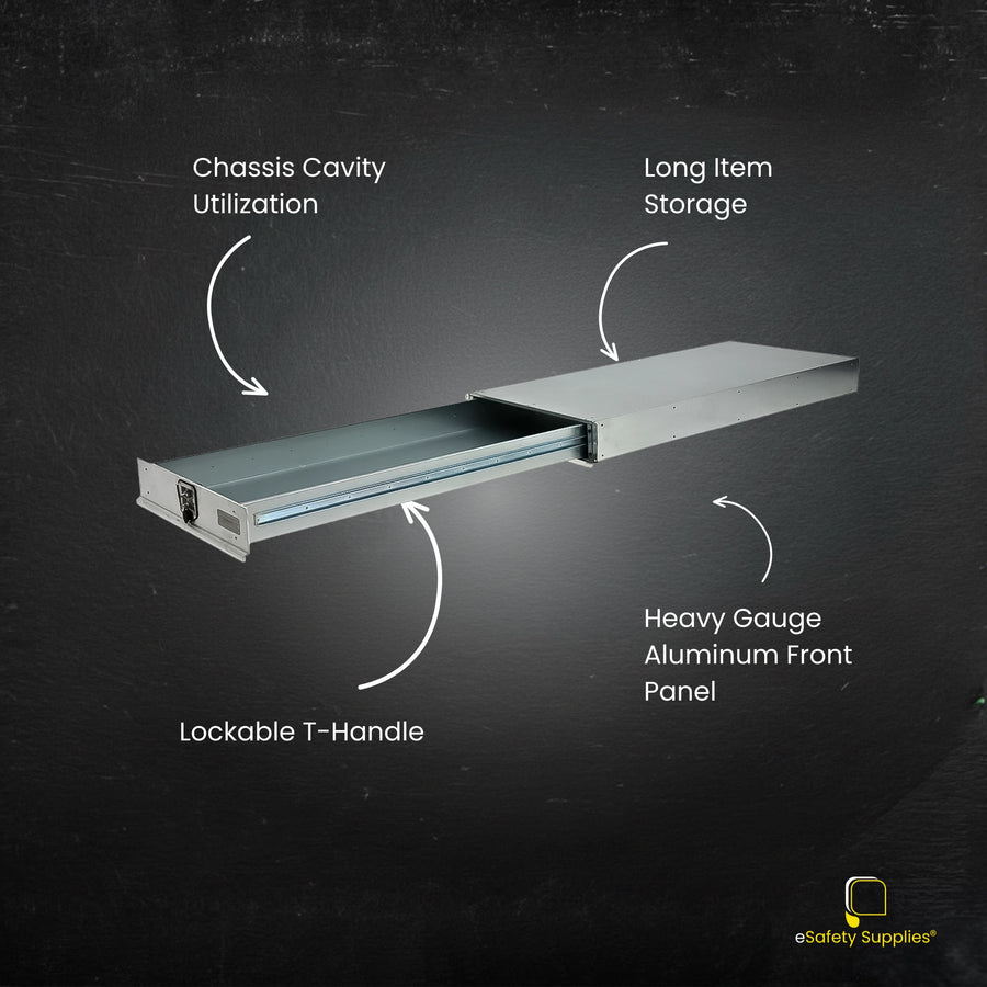 The front panel is constructed from thick, high-grade aluminum, offering superior impact resistance and a professional finish that won't rust.