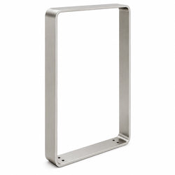 [Urban Arc Stainless Steel Bike Rack], high-quality stainless steel surface-mount bicycle parking loop featuring an architectural arc design.
