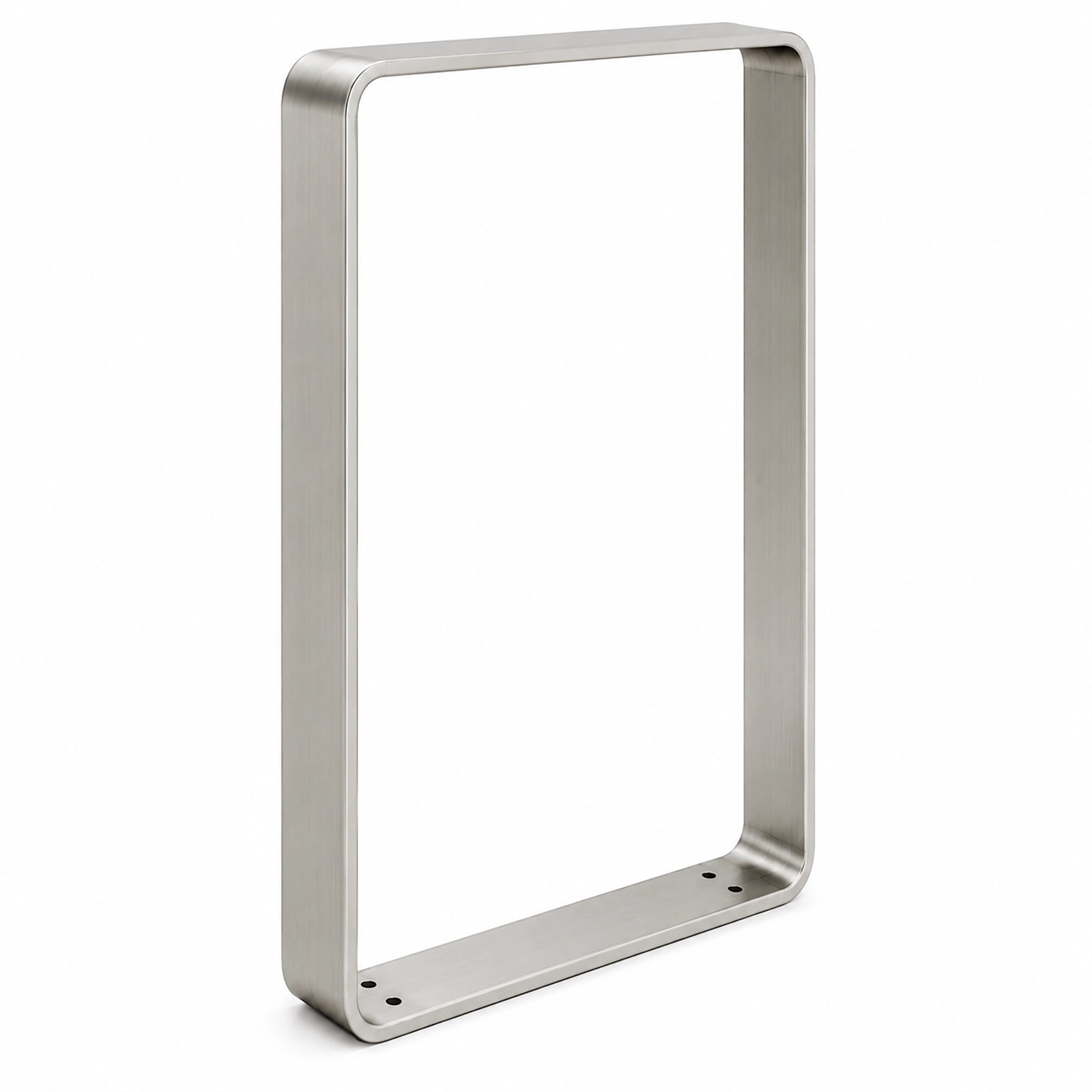 [Urban Arc Stainless Steel Bike Rack], high-quality stainless steel surface-mount bicycle parking loop featuring an architectural arc design.