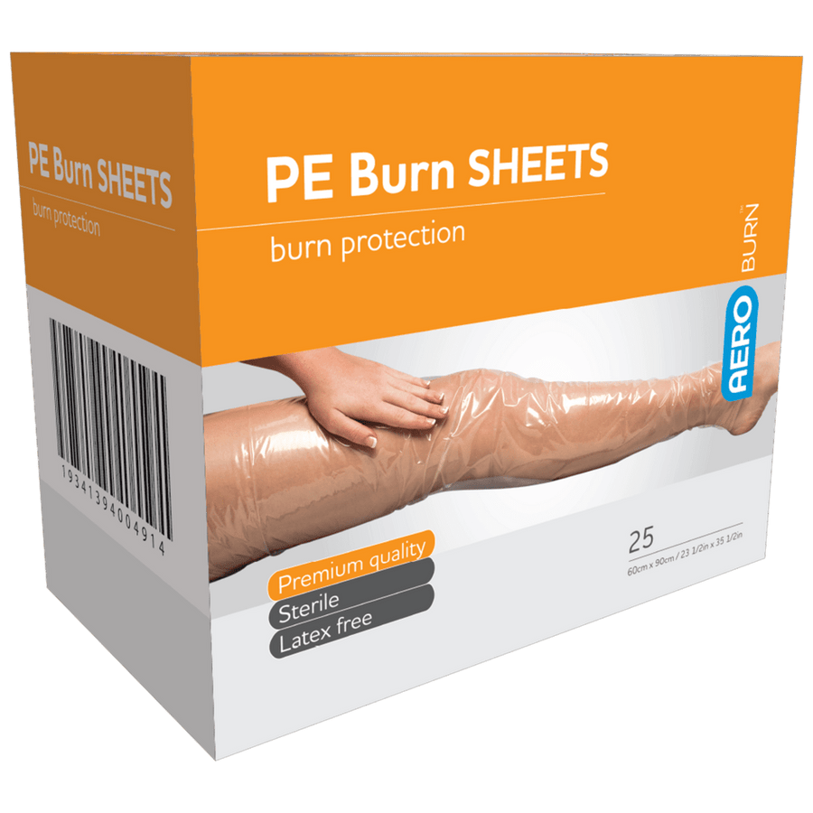 AEROBURN Polyethylene Burn Sheet 60 x 90cm Box/25