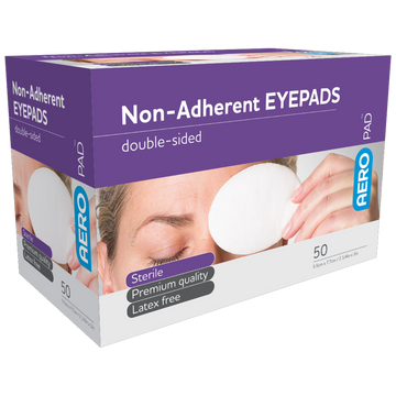 AEROPAD Non-Adherent Eye Pads 5.5 x 7.7cm Box/50