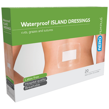 AEROFILM PLUS Waterproof Island Dressing 10 x 12cm Box/20