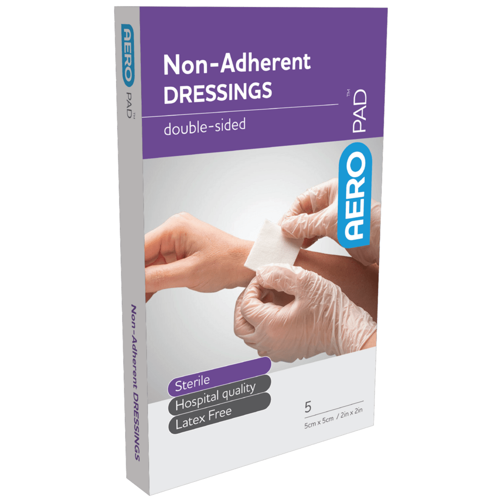 AEROPAD Non-Adherent Dressing 5 x 5cm Box/5
