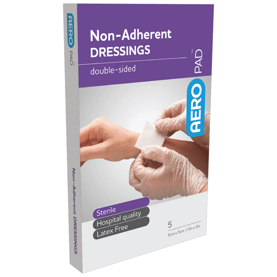 AEROPAD Non-Adherent Dressing 5 x 5cm Box/5