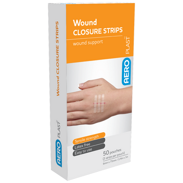 AEROPLAST Wound Closure Strips 6 x 75mm 3 strips/card Box/50