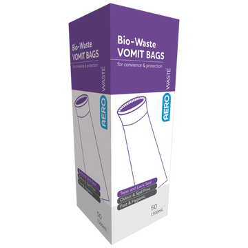 AEROWASTE Bio-Waste Vomit Bag 1500ml Box/50