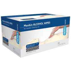 AEROWIPE 70% Ethyl Alcohol Manikin Swab 19 x 14cm Box/50