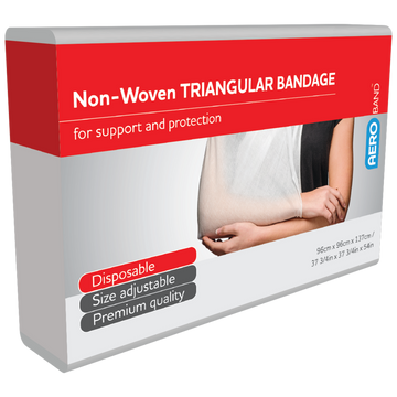 AEROBAND Non-Woven Triangular Bandage 96 x 96 x 137cm Bag/10