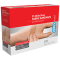 AEROPLAST Premium Fabric X-Wide Strip 7.5 x 2.5cm Box/100