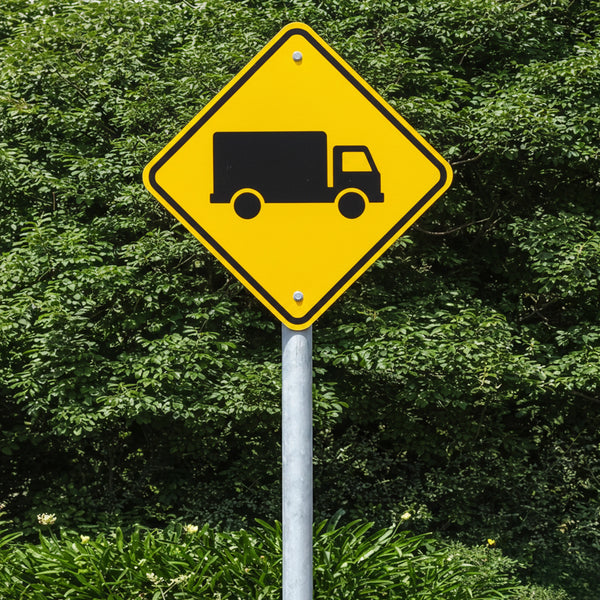 The 600 x 600mm dimensions provide a professional and compliant warning for local roads, private access ways, and smaller worksites where space may be limited.