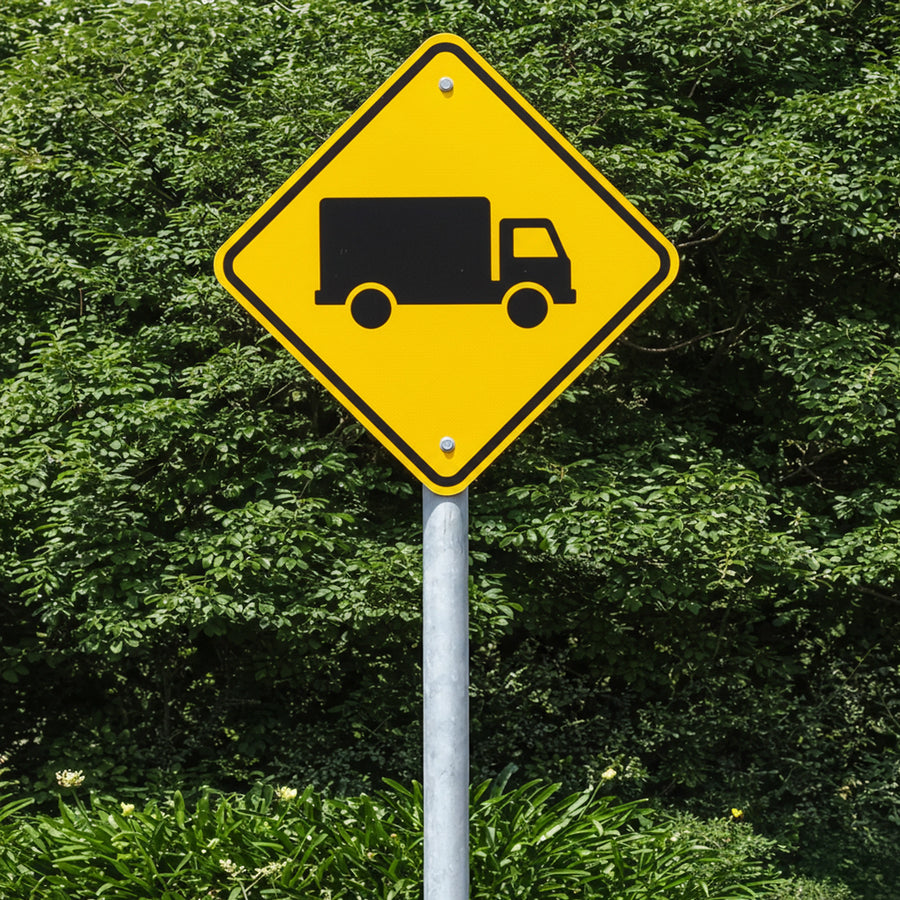 The 600 x 600mm dimensions provide a professional and compliant warning for local roads, private access ways, and smaller worksites where space may be limited.