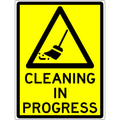 Warning Sign - Cleaning In Progress 3.5 kg 300x450 material Aluminium ES-WSCIP-300X450