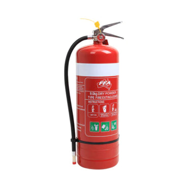 ABE Dry Chemical Powder Extinguisher W/ Wall Bracket - 9KG