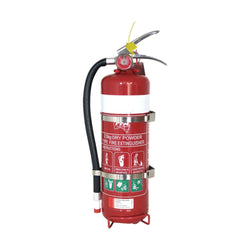 ABE Dry Chemical Powder Extinguisher W/ Vehicle Bracket - 2.5KG 10.5 kg