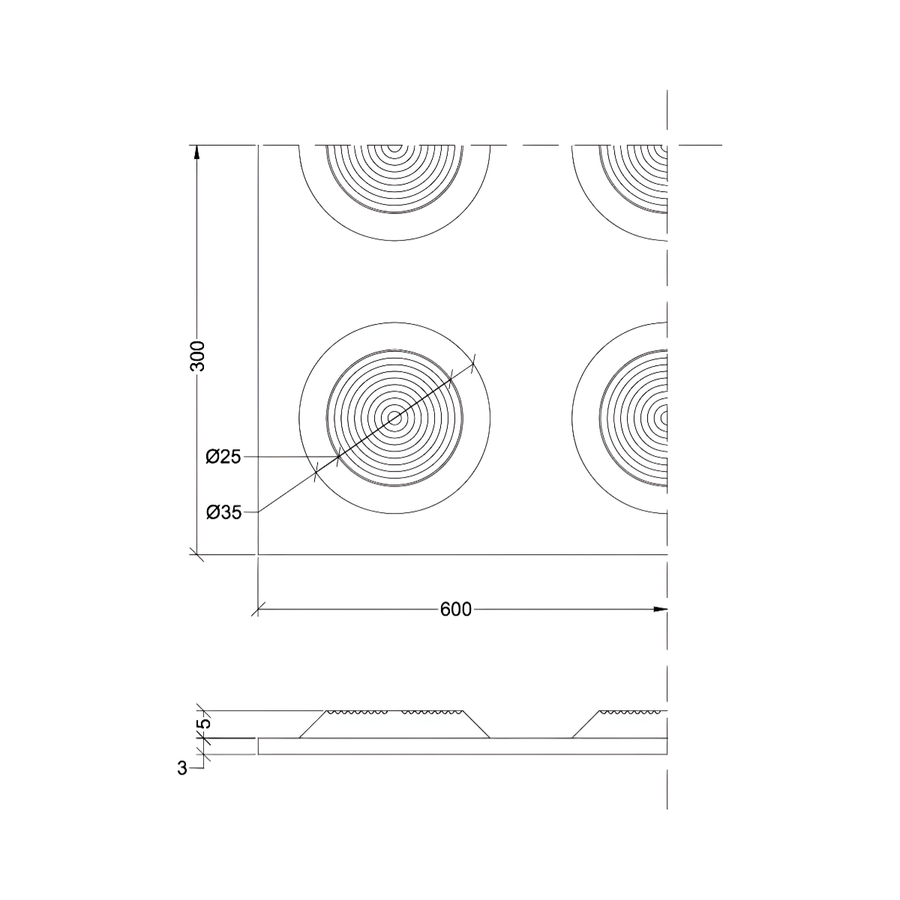 Warning Discrete Complete Carpet System