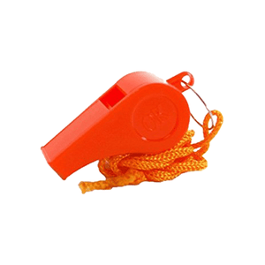 AEROSUPPLIES Yellow Plastic Whistle - Medical Supplies & Equipment