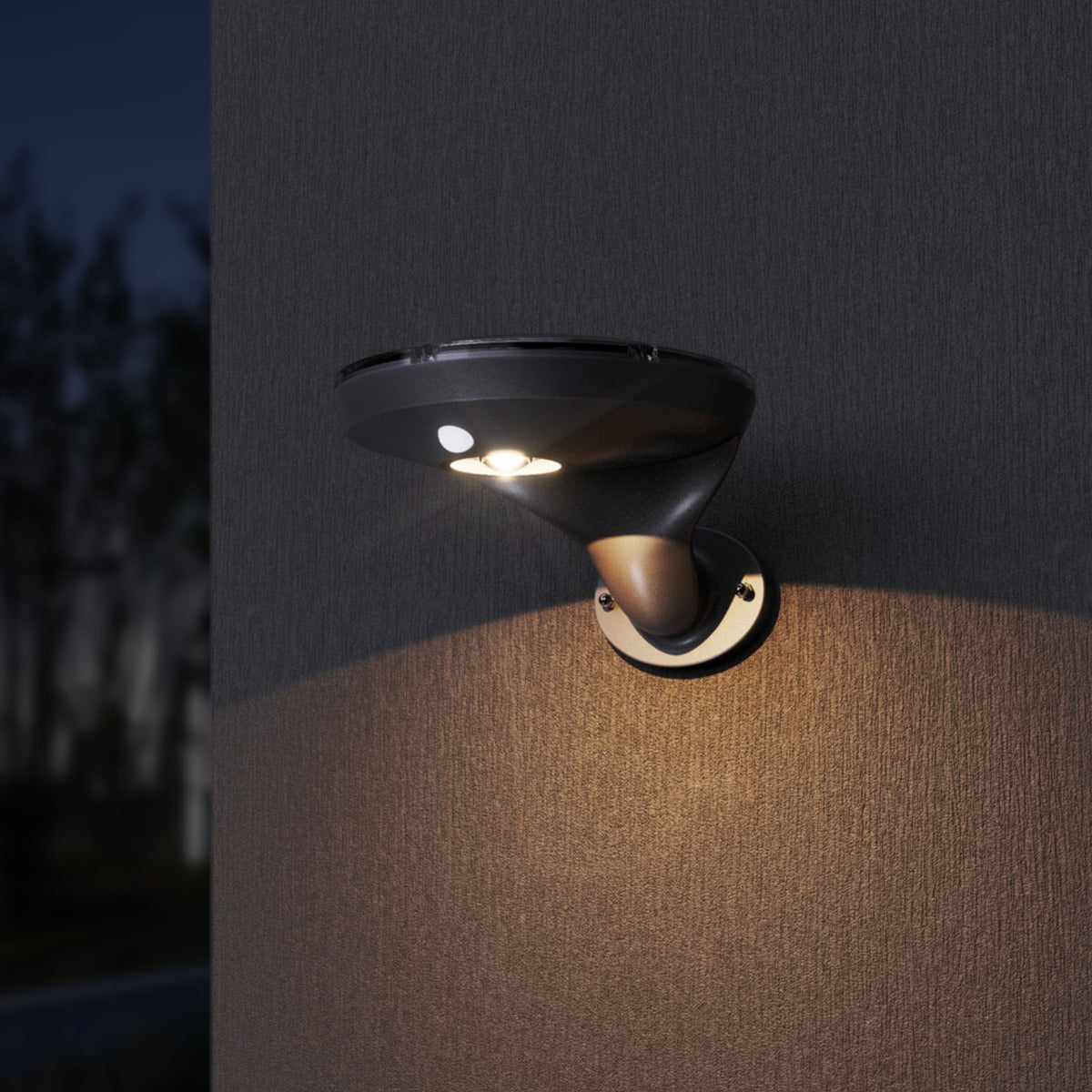 IVY | Wall Mounted Solar Bollard Light