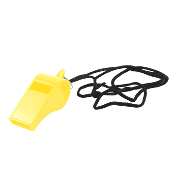 AEROSUPPLIES Yellow Plastic Whistle