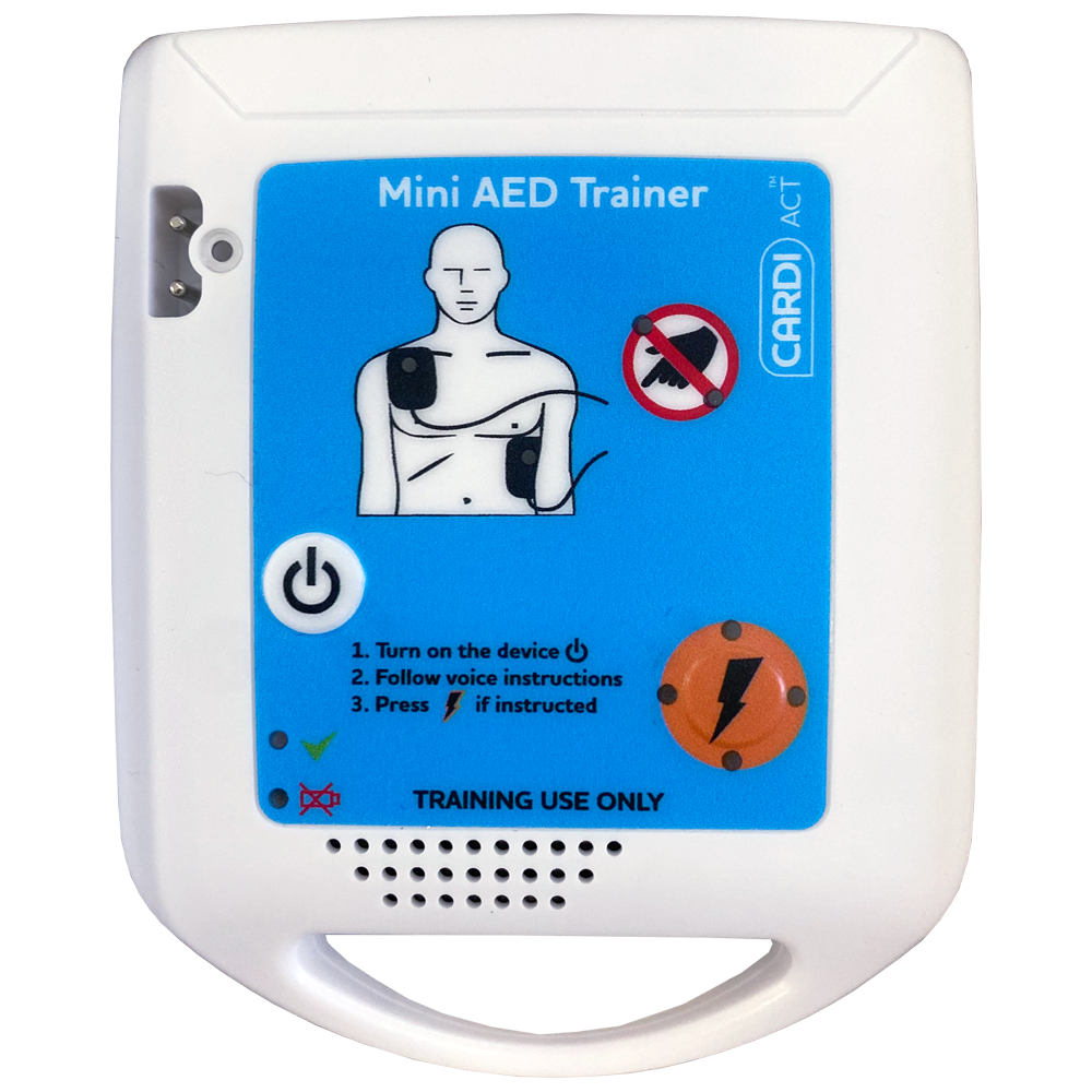 CARDIACT Mini AED Trainer with Carry Bag