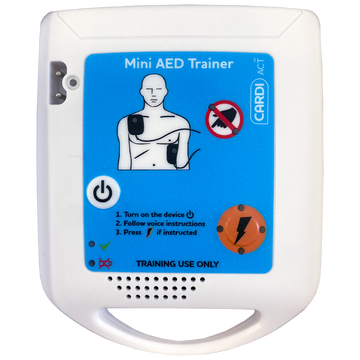 CARDIACT Mini AED Trainer with Carry Bag