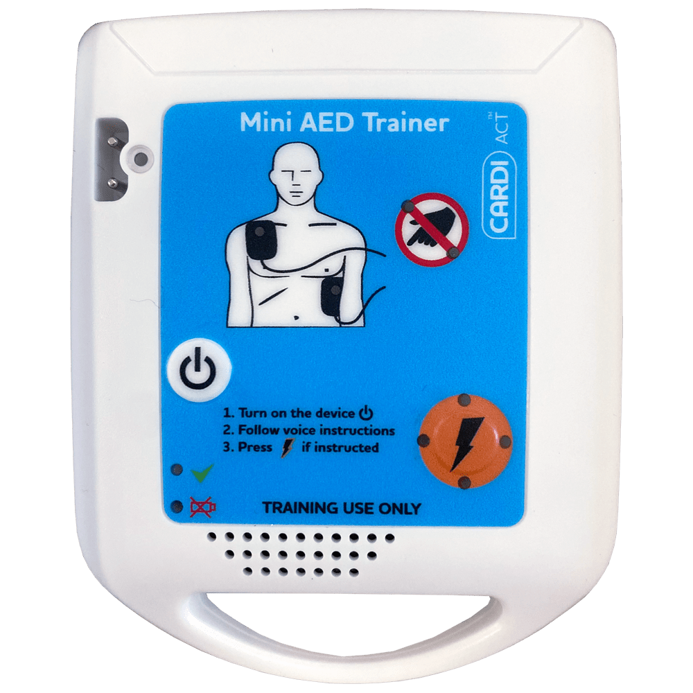 CARDIACT Mini AED Trainer with Carry Bag