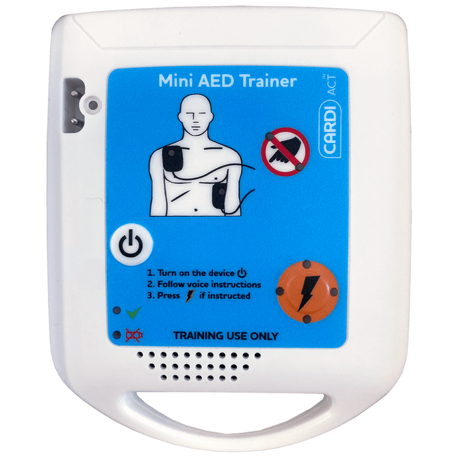 CARDIACT Mini AED Trainer with Carry Bag