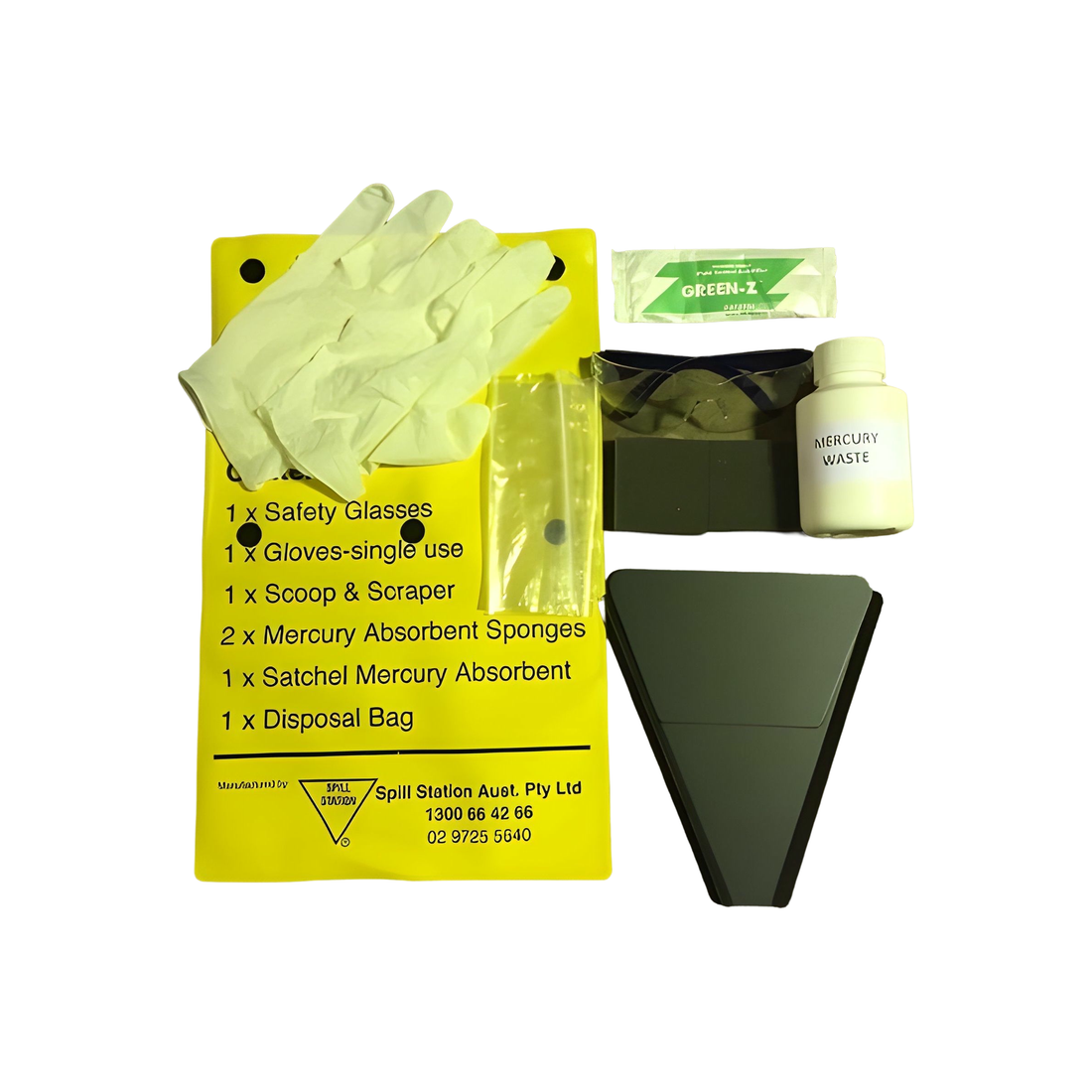 Mercury Spill Kit Pouch 7 kg