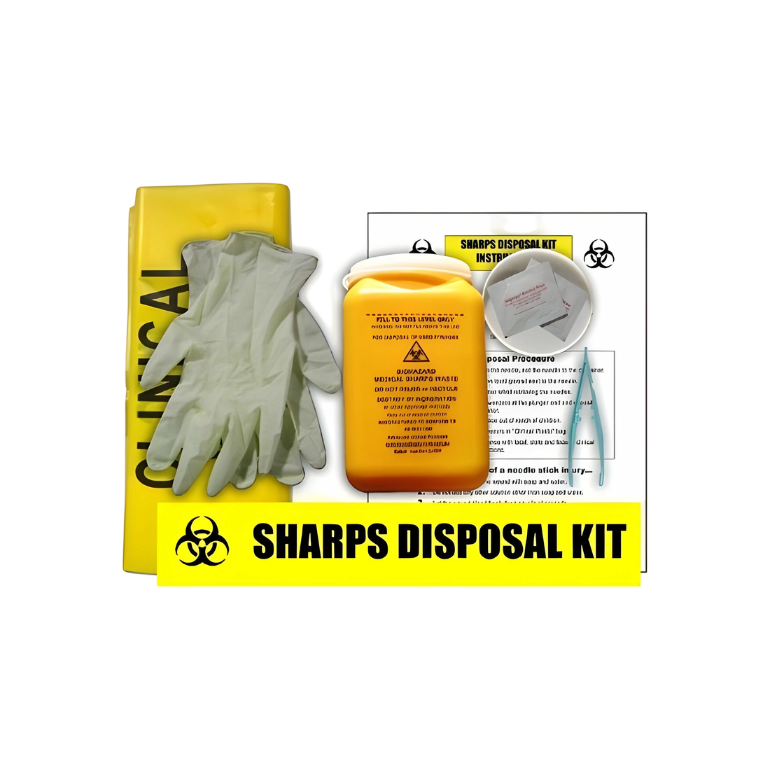 Sharps Clean Up Kit Bag 3.5 kg