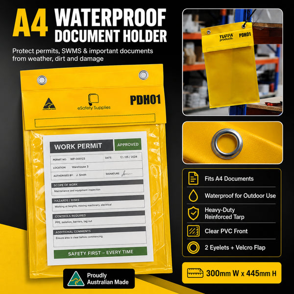 A4 Waterproof Document Holder / Folders