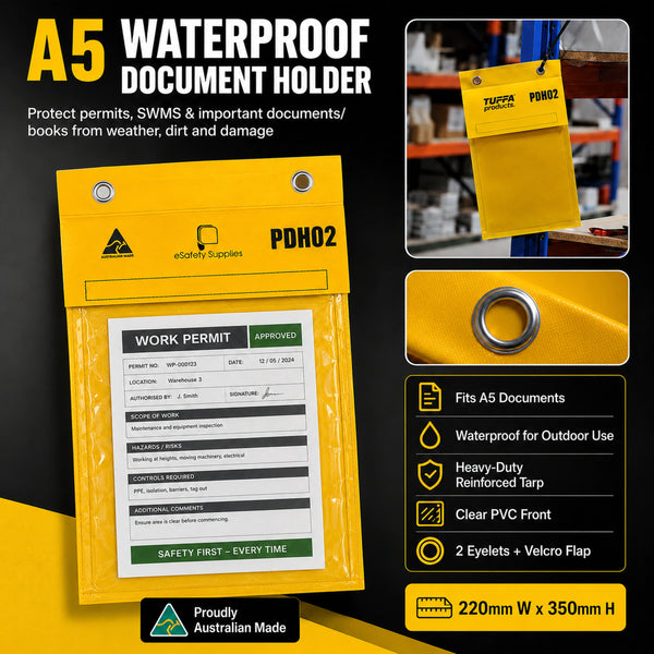 A5 Waterproof Permit Document Holder