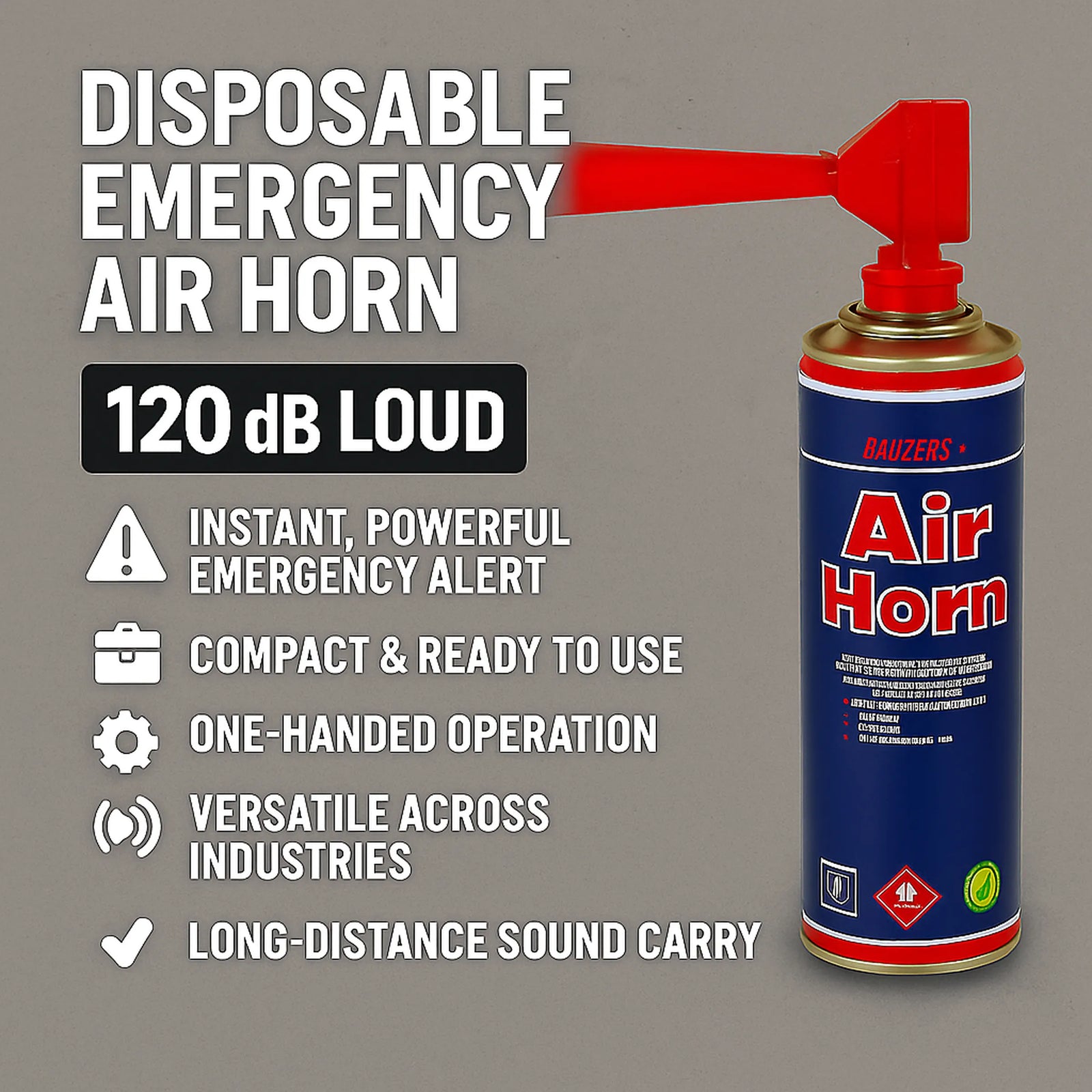Disposable Emergency Air horn