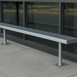 Aluminium Bench Seat - Surface Mounted