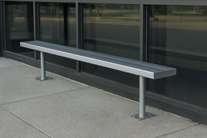 Aluminium Bench Seat - Surface Mounted - Benches