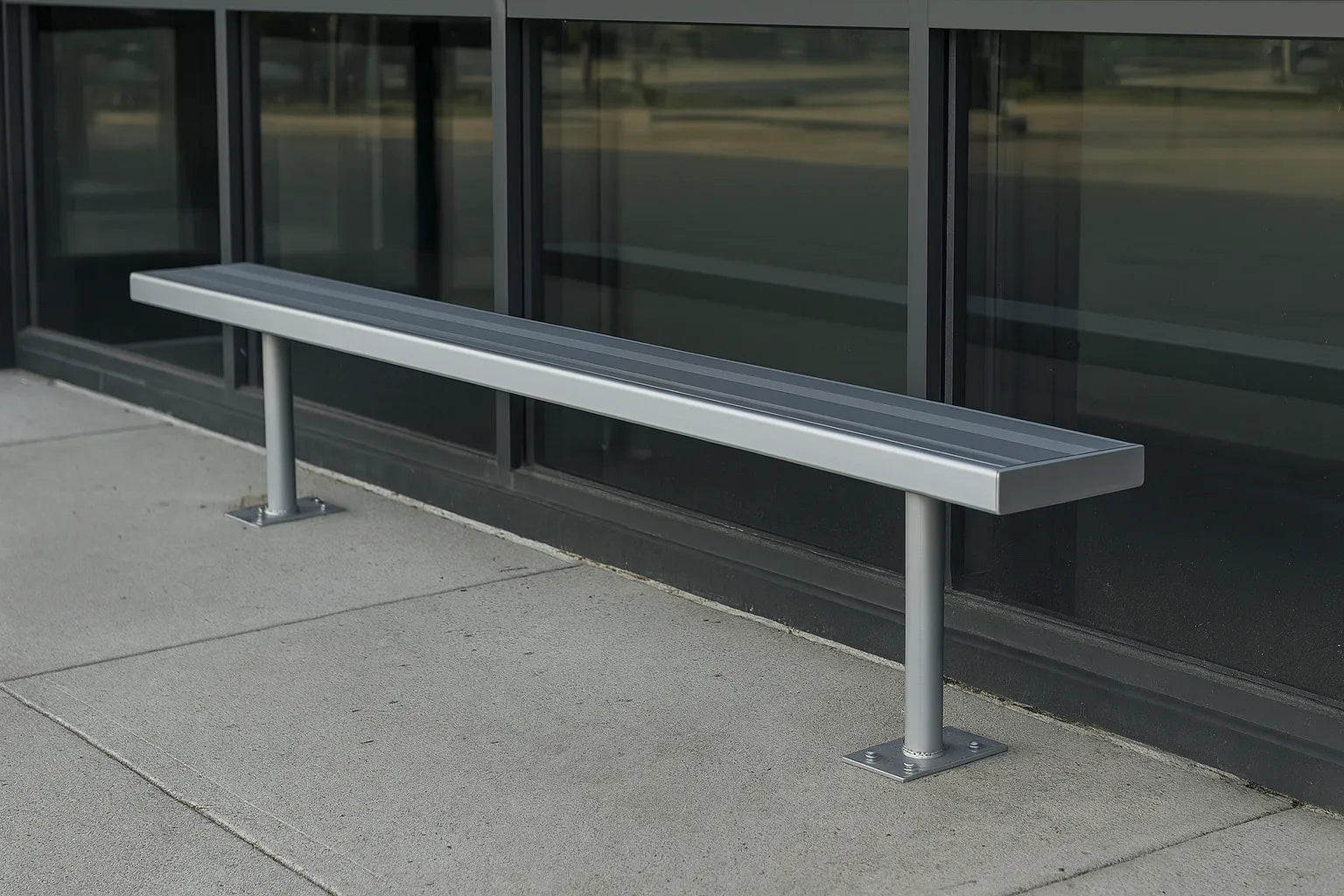 Aluminium Bench Seat - Surface Mounted