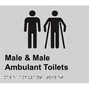 Male Ambulent Toilet 3.5 kg size Male & Male 210 mm x 180 mm BS-M-MAT