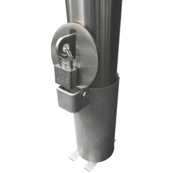 Inground Removable Bollard - 90mm Stainless Steel (Sleeve Lock)