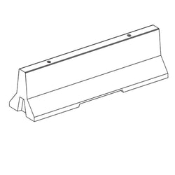 Concrete Jersey Kerb Barrier | 3M Long