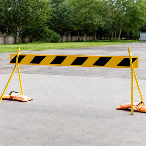 PVC Barrier Board - Class 1 Reflective Tape - 2.5m