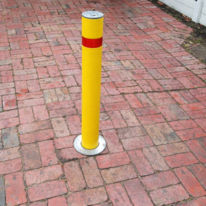 Inground Retractable Bollard - 114mm (Key Lock) - Removable Bollards