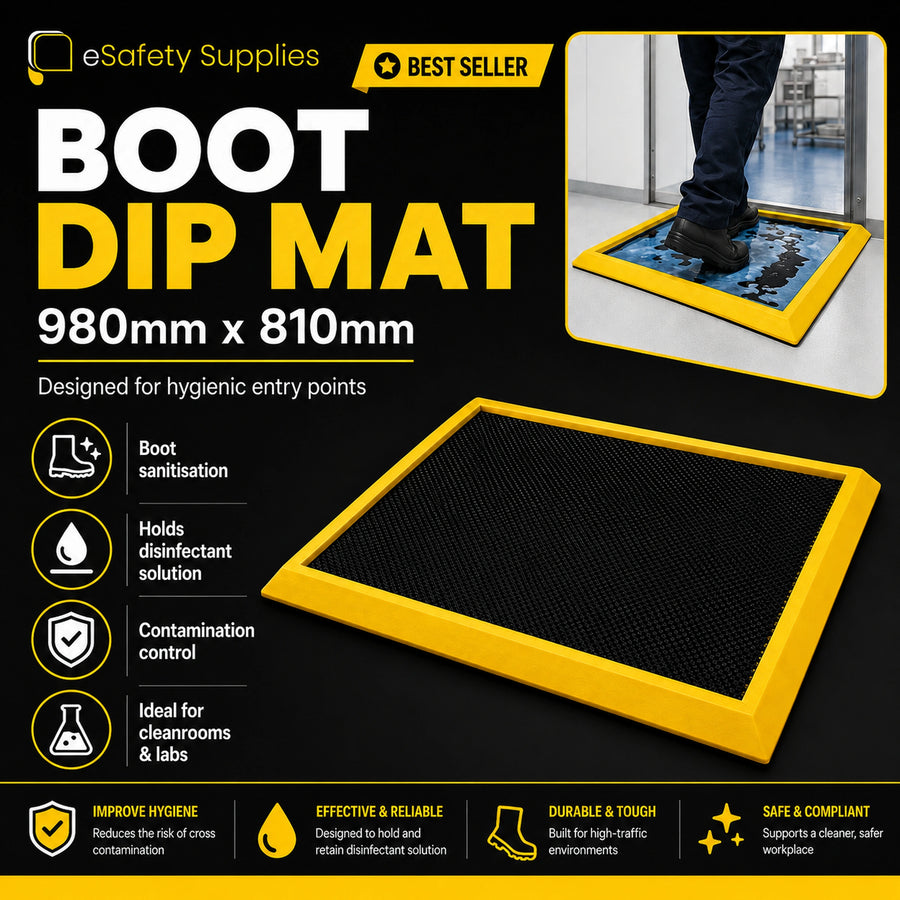 Boot Dip Mat - 980mm x 810mm - Safety Matting