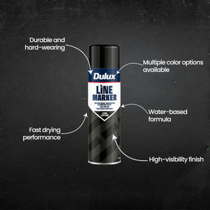 Dulux Spray Line Marker - Multiple Colours - Line Marking & Spot Marking Paint