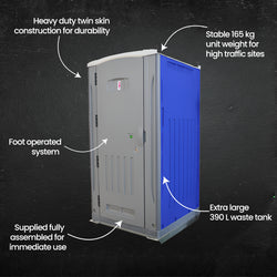 Portable Toilet - Marine Twin Skin - Blue