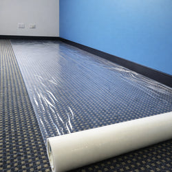 Sticky Back Protection for Carpet – 1000mm Wide x 100mtr Roll