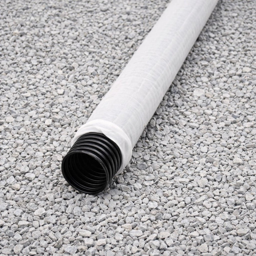 65mm x 50m Drainage Ag Pipe with Filter Sock