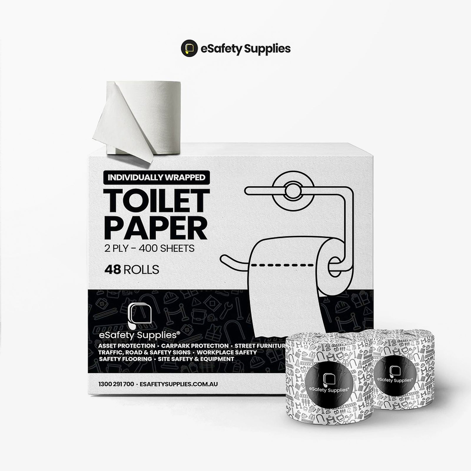 The 2-ply construction ensures a soft touch for users while maintaining the structural strength required for commercial use.