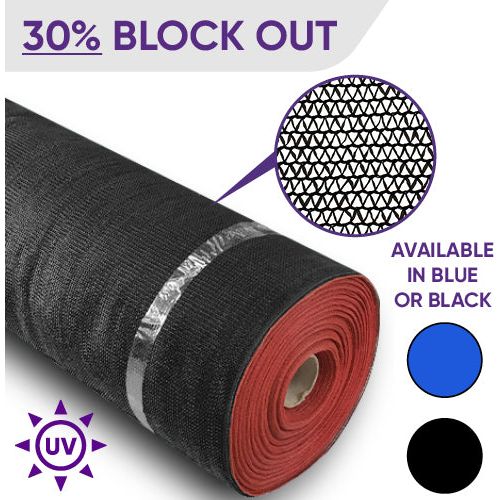 Premium Shade Cloth – 30% Blockout 50m x 1.83m 52.5 kg Color Blue SMBLUE_18350