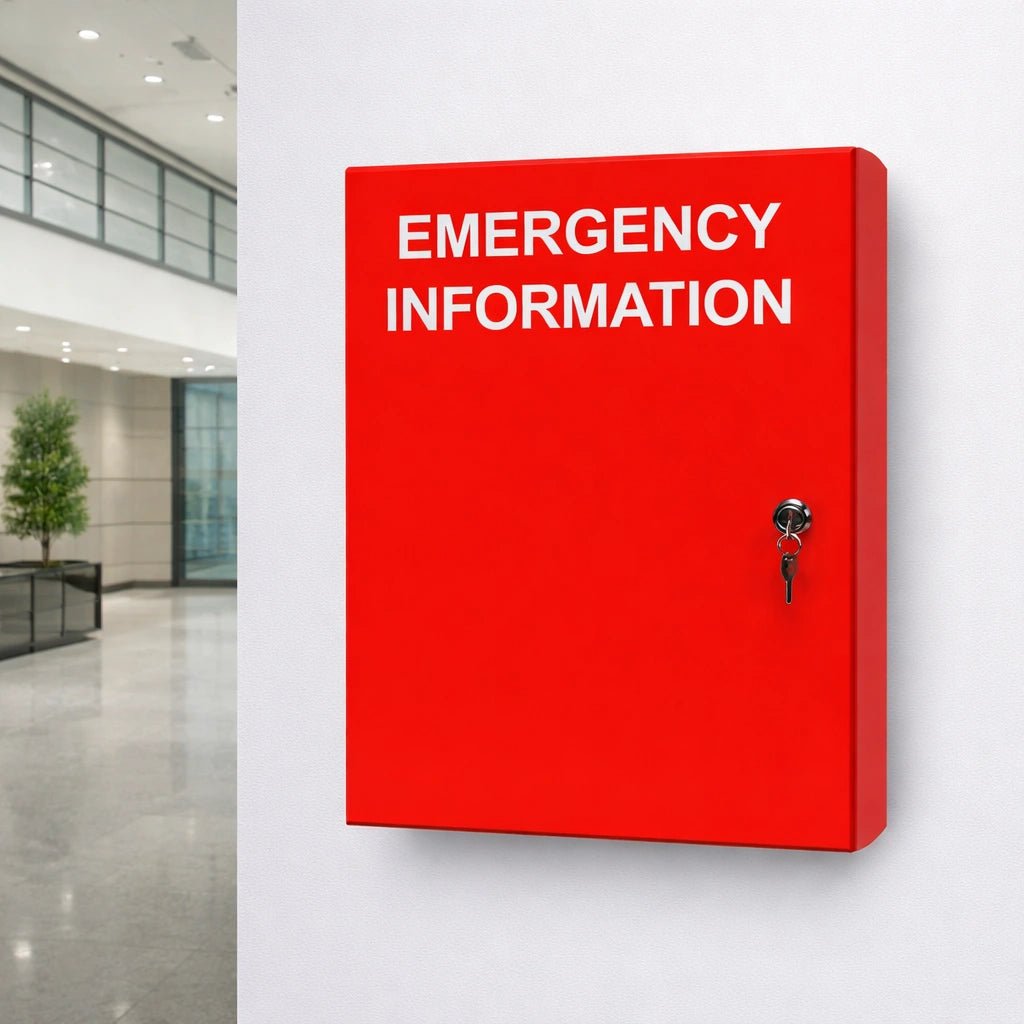 Emergency Information 003 Keyed Cabinet
