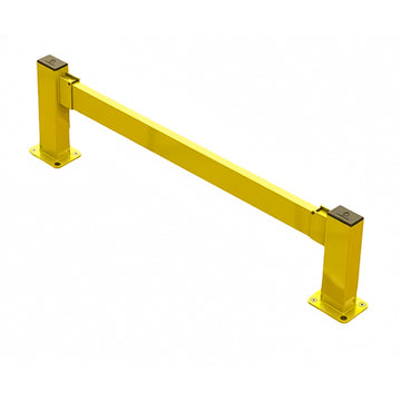 [Unleashed Pedestrian Barrier System], High-Visibility Modular Safety Railing for Industrial Walkways.