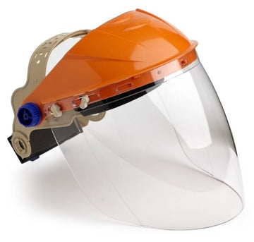 Brow Guard And Clear Visor - Assembled